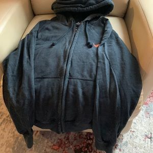 American Eagle zip up Hoodie blue color size M